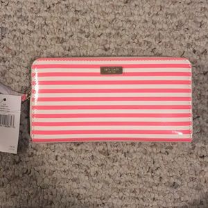 NWT Kate Spade Ocean Drive Stripe Wallet